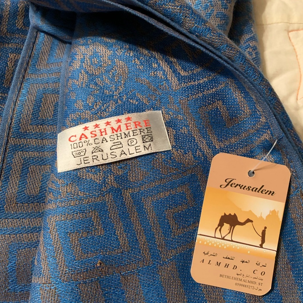 Jerusalem cashmere wrap